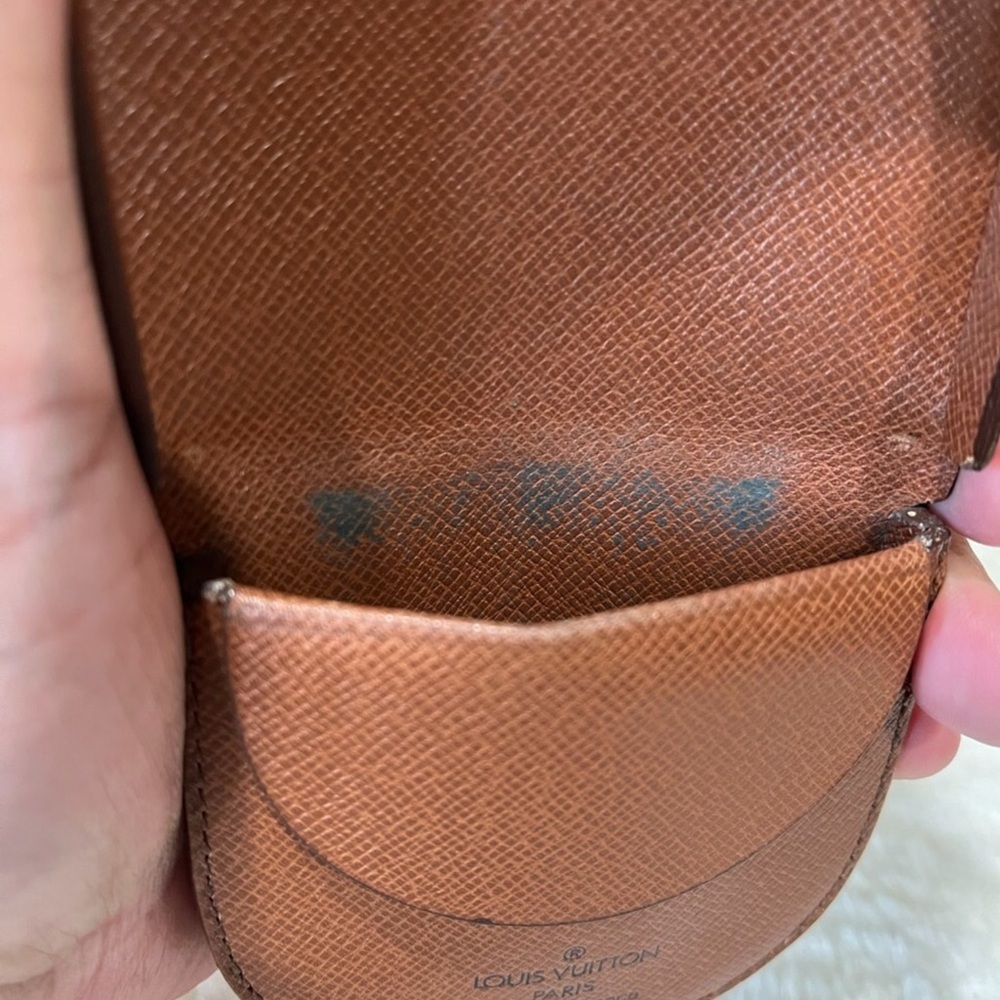 LOUIS VUITTON PORTE MONNAIE CUVETTE COIN PURSE - Picture 4 of 9